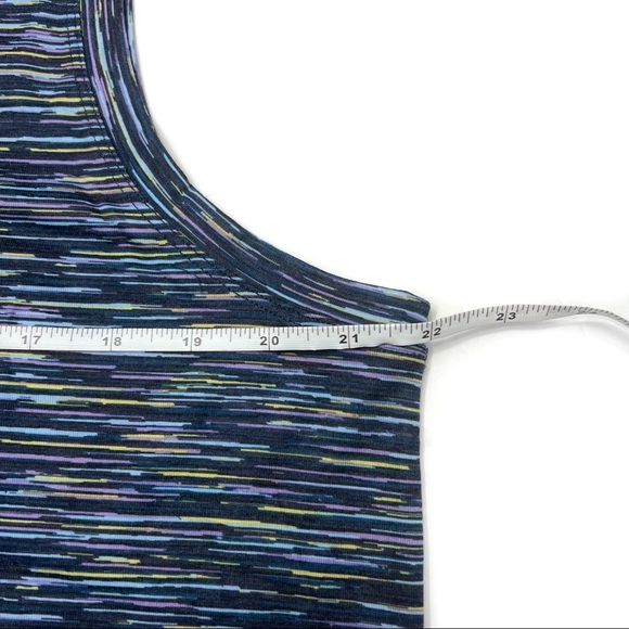 Ideology Tie Front Tank Sleeveless Yoga Fitness Top Green Zinnia Size Large - Picture 6 of 6